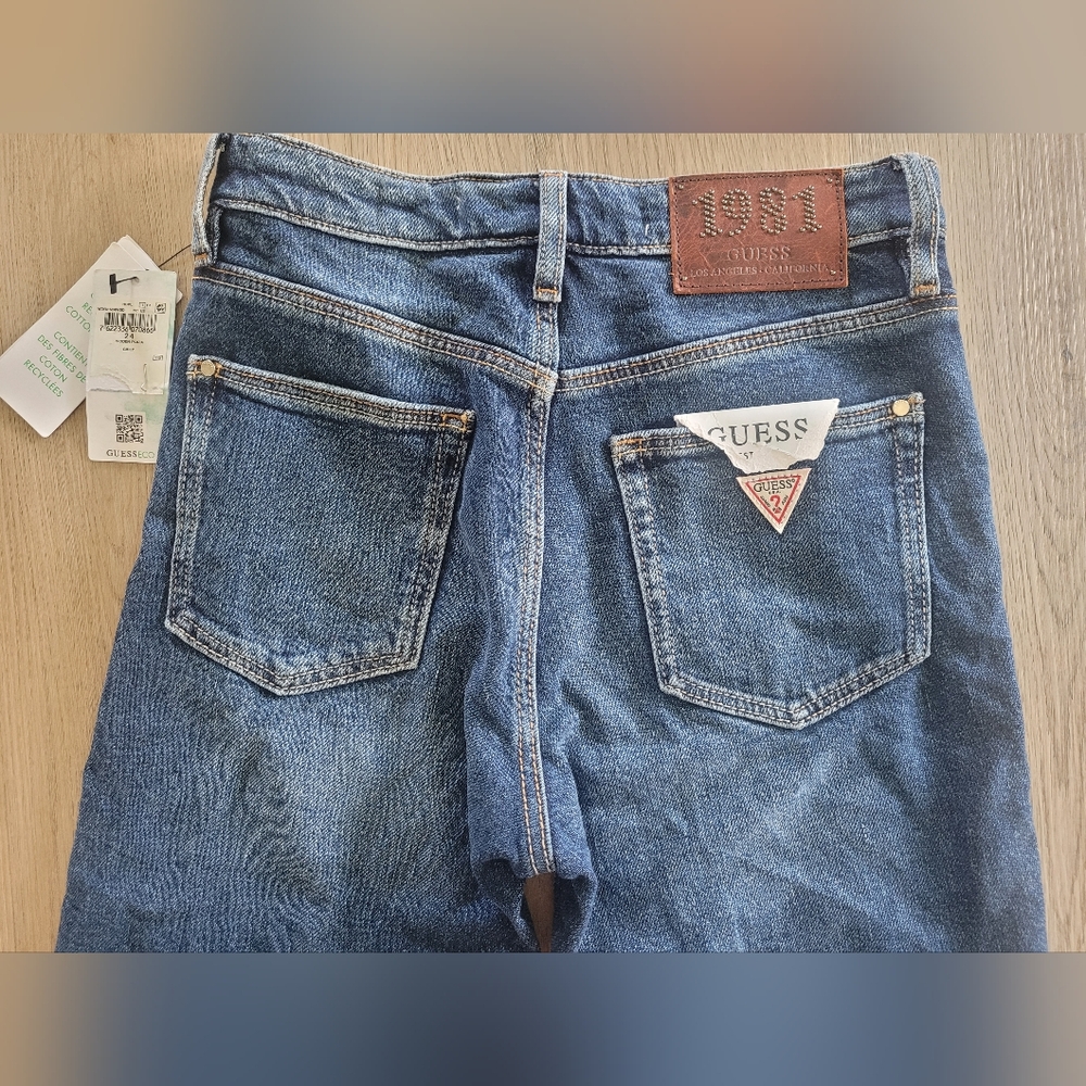 GUESS Women's Blue Denim Jeans - Classic High-Rise